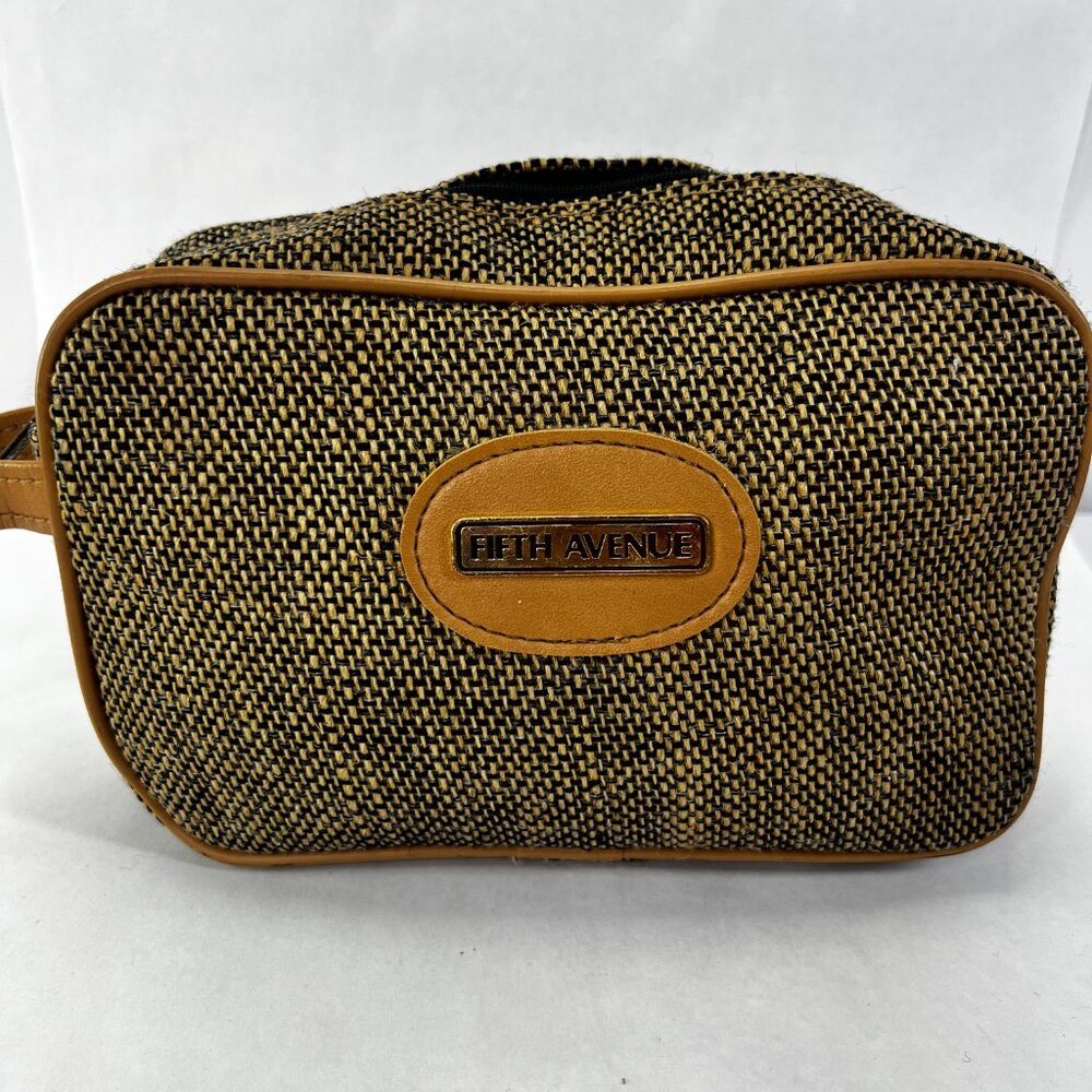 Vintage 80's Toiletry Bag Travel Case